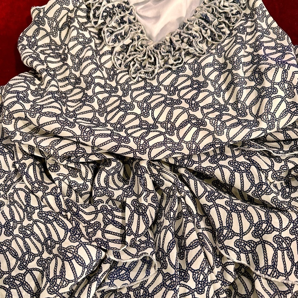 Dress Barn Nautical Patterned Dress - Picture 5 of 6